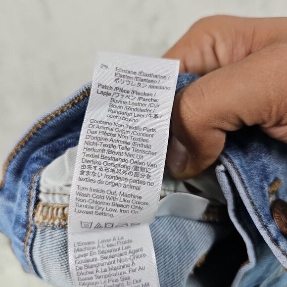 Madewell Jeans Womens 25 The Perfect Vintage Jean Light Blue Breathable Stretch - Picture 6 of 13